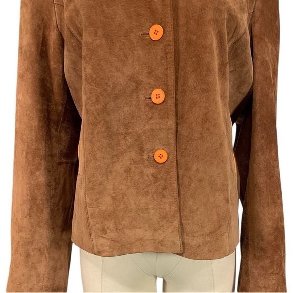 Vintage Barebac Suede Leather Jacket Size Large - Picture 6 of 10